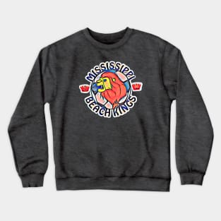 Mississippi Beach Kings Soccer Crewneck Sweatshirt